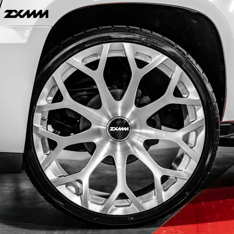 عجلات ZXMM مخصصة مزورة 18-24 بوصة عجلات كروم من سبائك الألومنيوم 5x112 5x114.3 5X130 5x120، مناسبة للنوع 3 Y