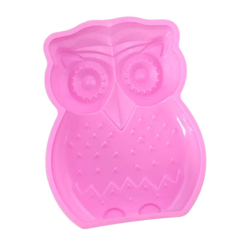 Big Single Owl Shaped Silicone Cake Mold Handmake DIY Bread Mould Silicone Moulds For Cake Decorations