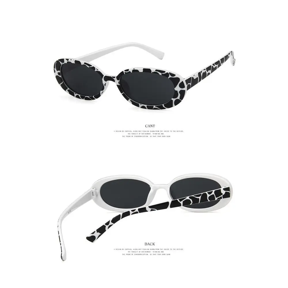 Retro  Sun Glasses Sunglasses for Women Fashion Shades Oval Sunglasses Eyewear