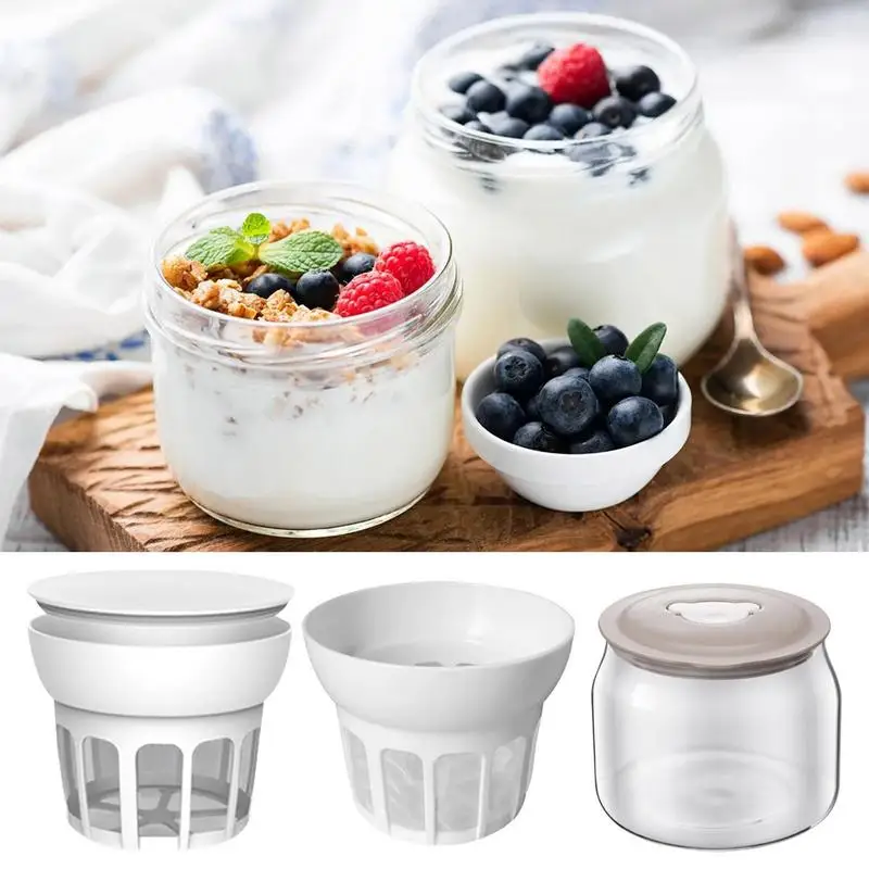 

Yogurt Filter Food Strainers Whey Separation Food Yogurt Mesh Sieve for Soy Yogurt Kitchen Tool For Making Thick Creamy Yogurt