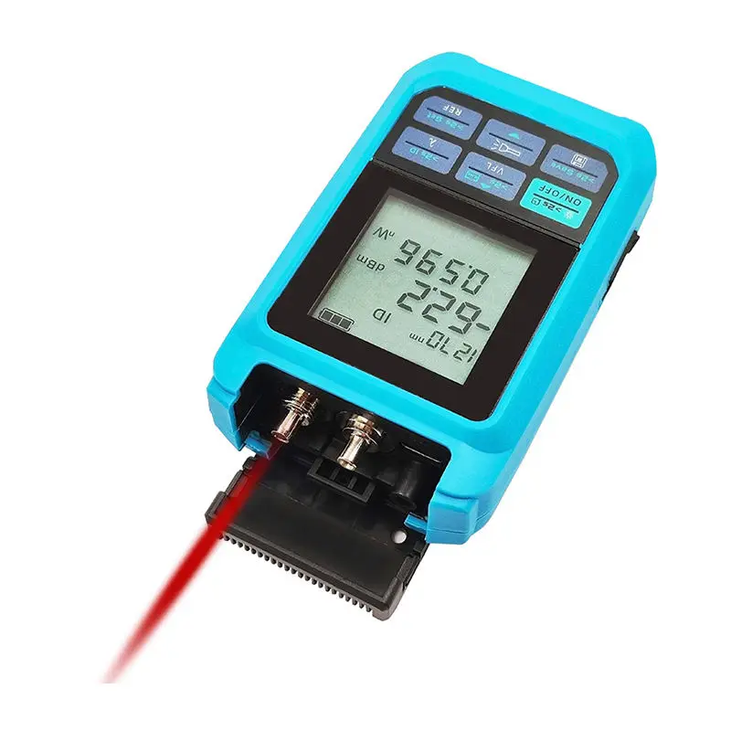 Mini Optical Fiber Powermeter 4-Function Optical Power Meter with RJ45     WIFI Network Rechargeable OPM
