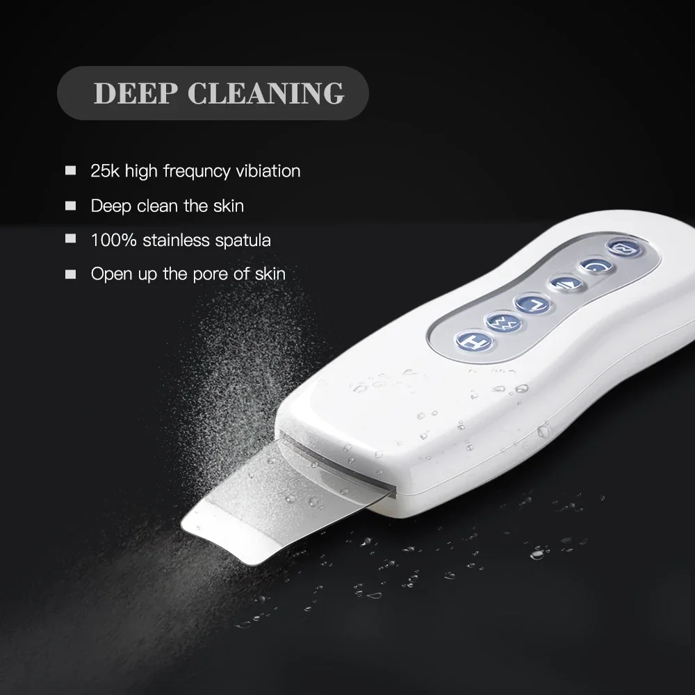 NEW Blackhead Cleanser Device Ultrasonic Cleanser Clean Face Cleanser Facial Hydro Massager Ultrasonic Peel Cleaning Machine