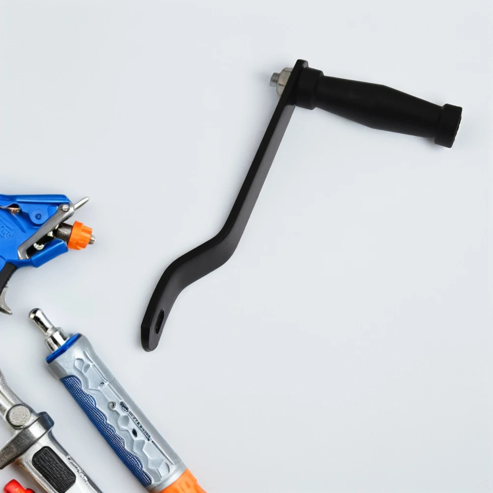 

Winch Handle Crank Trailer Jack Parts Galvanized Iron Boat Accessories Ergonomic Small Crane Lift