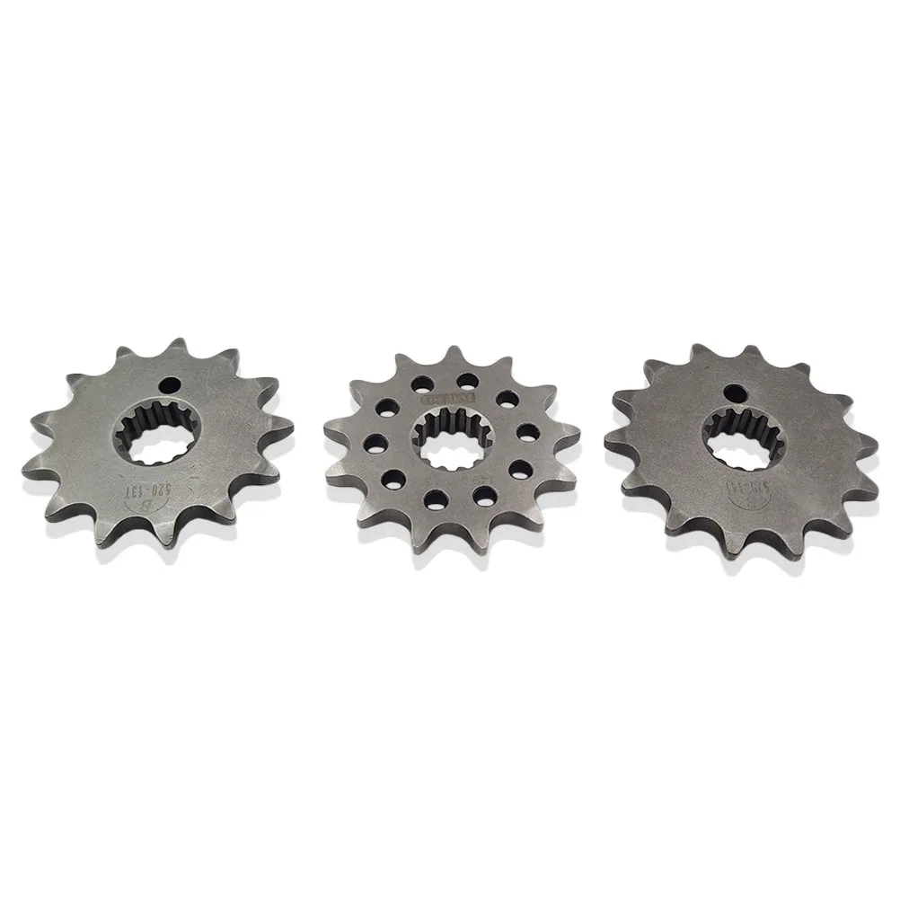 Motorcycle Front Chain Sprocket 13/14T Teeth Pinion Smooth Tooth Shape NC250 NC450 CB250 Engine 520 530 Chain For AVANTIS ENDURO