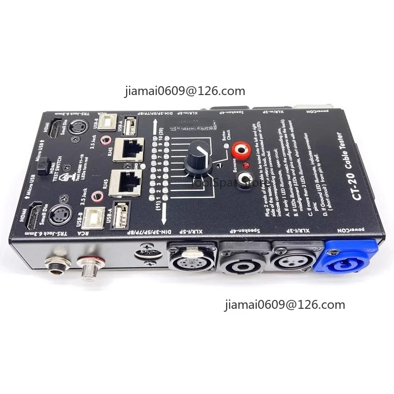 CT-04F CT-20 Multi-function Cable Tester, Audio Line Tester for HDMI/Network Install