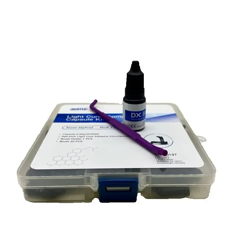 CE Approved DX. Light Cure Composite Capsule Kit Dental Universal Composite resin Material Single use to eliminate contamination