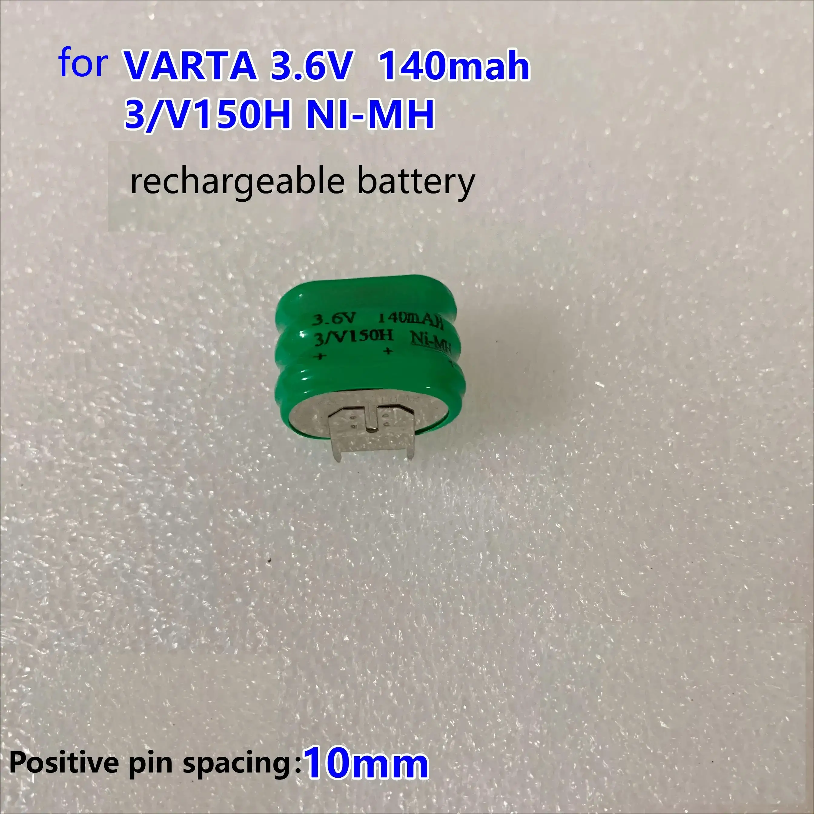 Original for VARTA 3/V150H 3.6V 140MAH 55615-303-059 Ni-MH Rechargeable Battery