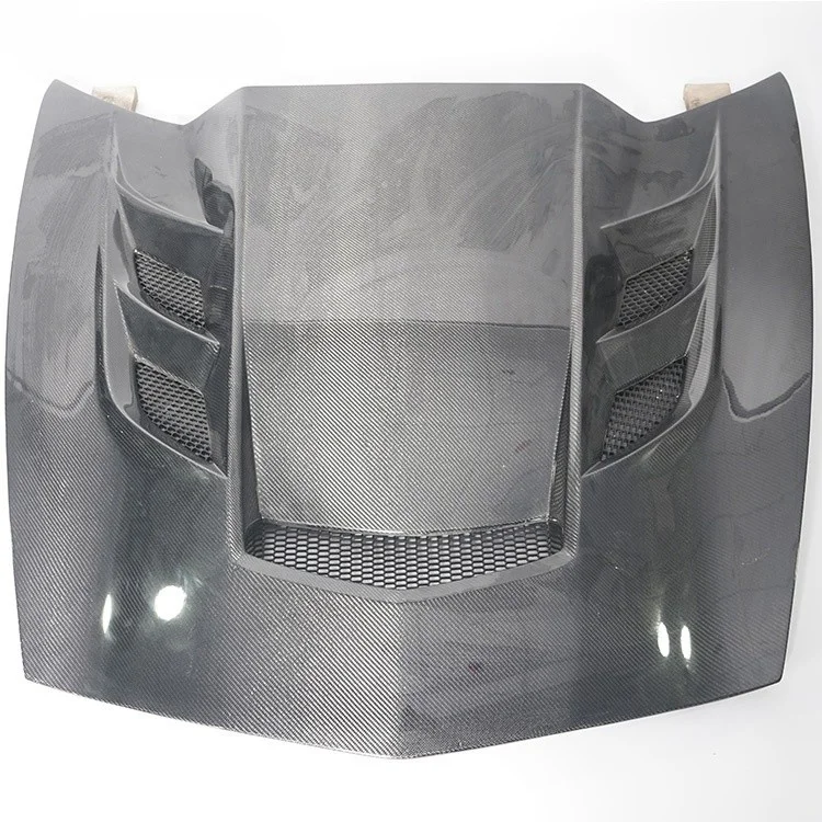 Hoods For Chevrolet Corvette C7 Engine Cover 2013-2019 Carbon Fiber Bonnet Hood