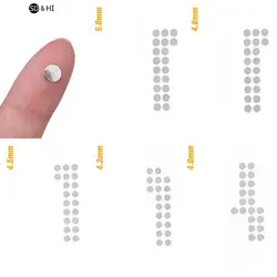 20Pcs In-ear Earphone Filter Dust Net Earbuds Dust-proof Steel Mesh With Glue 4.0-5.0mm