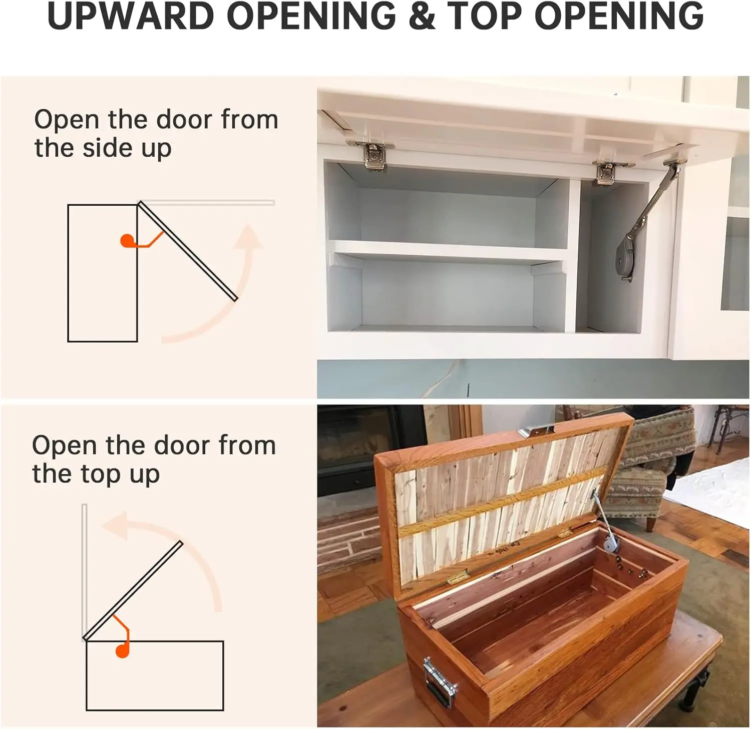 Toy  Hinges Soft Close， Soft Close Hinges for Toy ，Chest Hinges，Lid   Lid Stay 105  Open with Soft Close