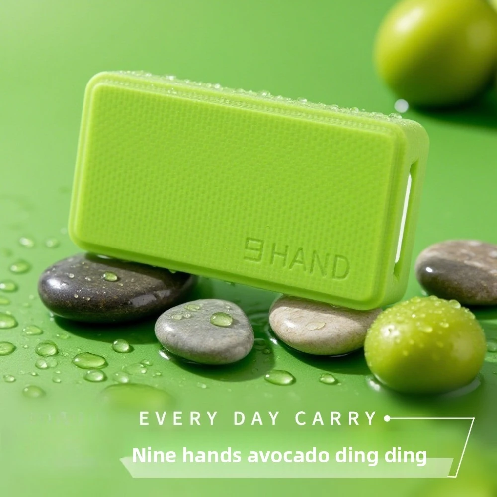 Nine Hands EDC Avocado Color G10 Material Dense Track Dingding Mechanical Fingertip Push Card Decompression Toy