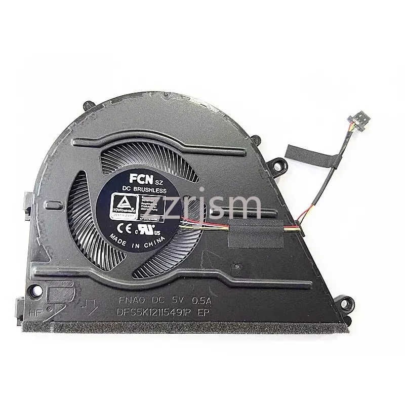 

Original New CPU Cooling Fan for HP 13Air 13-BE TPN-W152 2021 M52816-001 Laptop Cooler Fan