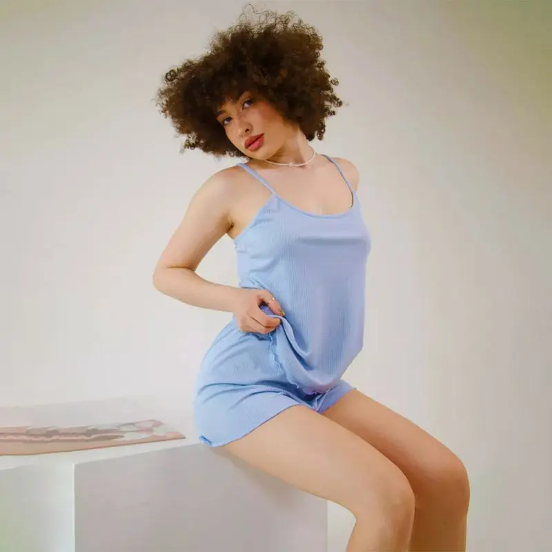 

Удобный эластичный кружевной ремешок, комплект домашнего сексуального нижнего белья, женская трансграничная домашняя одежда, Svel, полиэфирное волокно