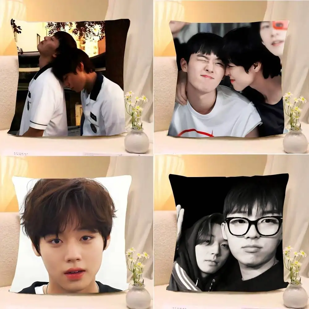 

W-weak Hero Cute Throw Pillow Covers Pattern Cushion Cover Suitable For Sofa Bedroom Car Pillow Cover