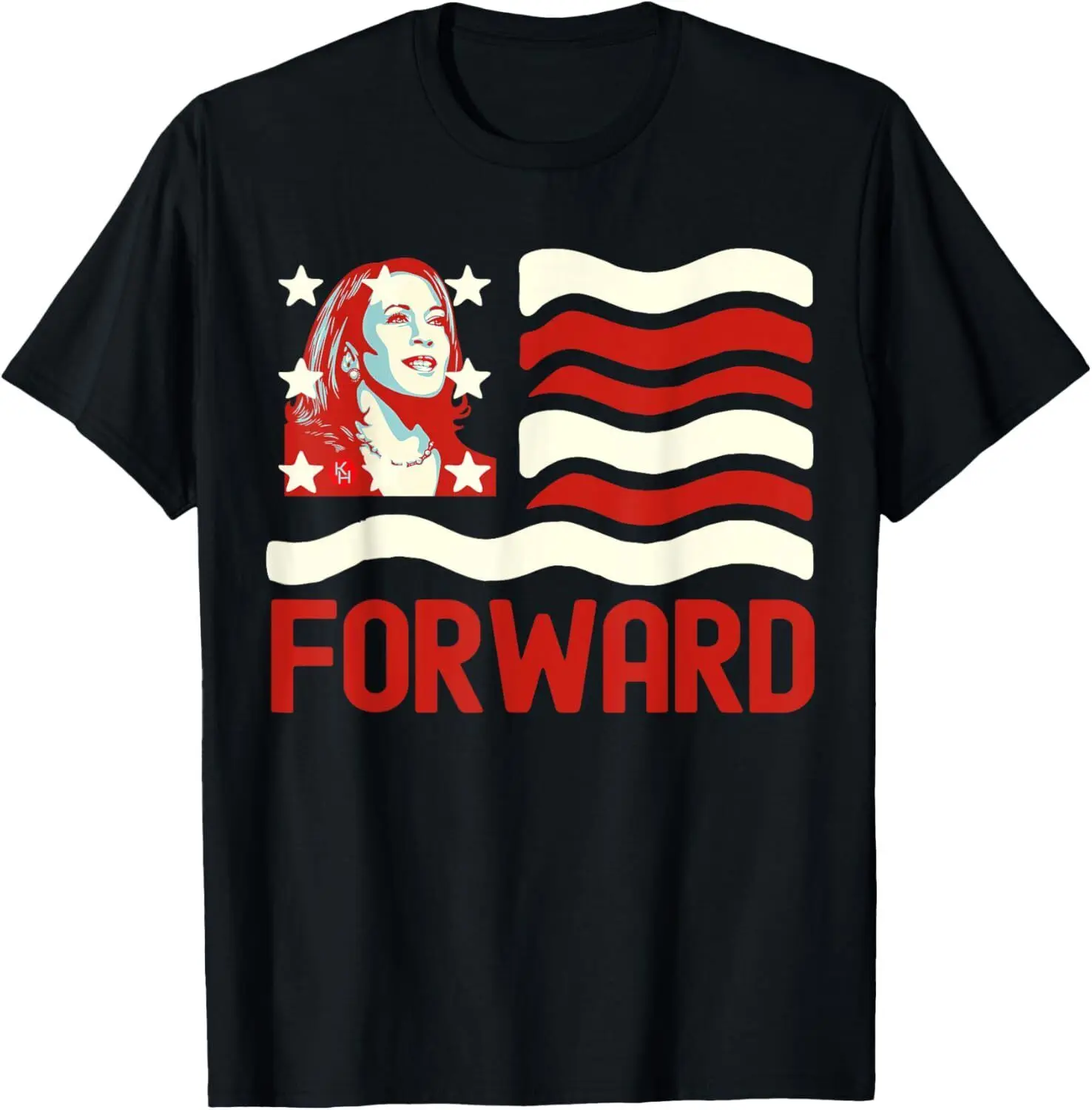 Harris Waltz Go Forward 2024 We're Not Going Back 47 47th T-Shirt