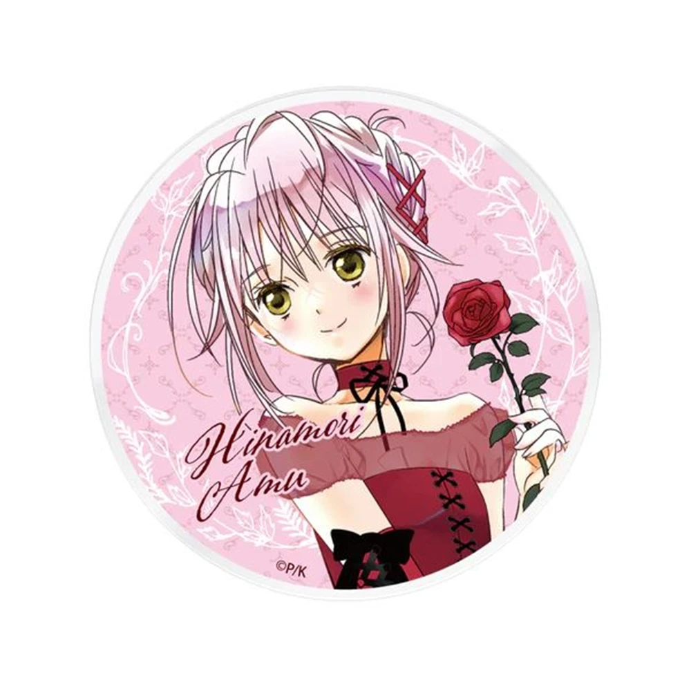 

58mm Anime Shugo Chara Hinamori Amu Cosplay COSTUME Badge Pin SPTE Tinplate Brooch﻿ Prop Xmas Gilf