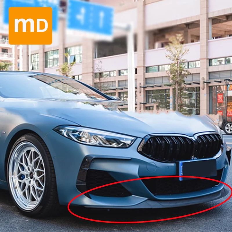 Carbon Fiber Front Bumper Lip Diffuser Spoiler Splitter Body Kit Guards For 2022+ BMW 8 Series G14 G15 G16