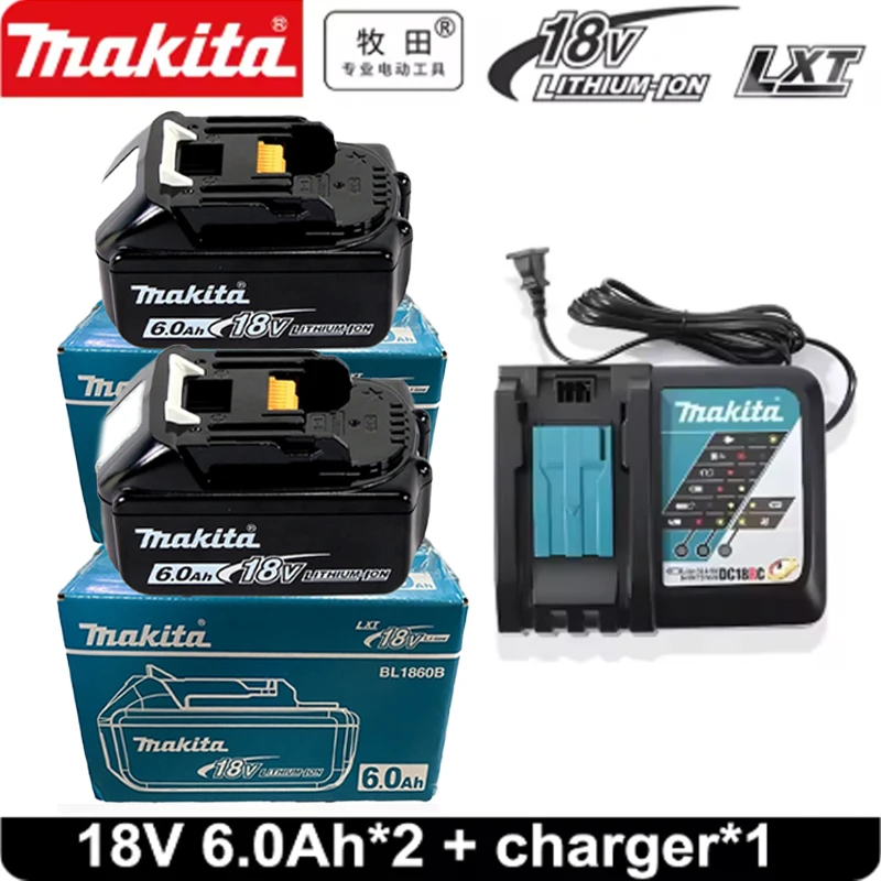 

⚡️ Genuine Makita 6Ah for Makita 18V Battery BL1860B BL1840 BL1830B BL1850B BL1850 BL1860 BL1815 Replacement Lithium Batte