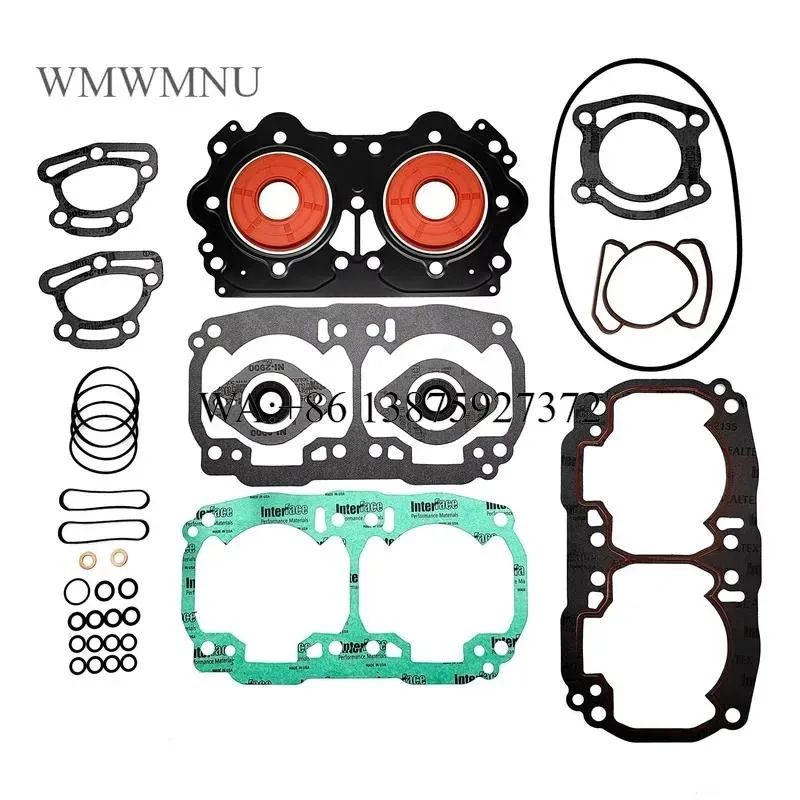Wmwmnu Complete Engine Rebuild Gasket Crank Seal Kit for SeaDoo 947 951 Carb GSX GTX RX XP Jet Ski