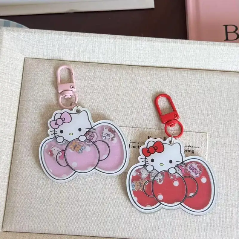 

Cute Shaking Head Happy House Toy Pendant Bow Backpack Zipper Pendant Cartoon Keychain Girl Birthday Gift