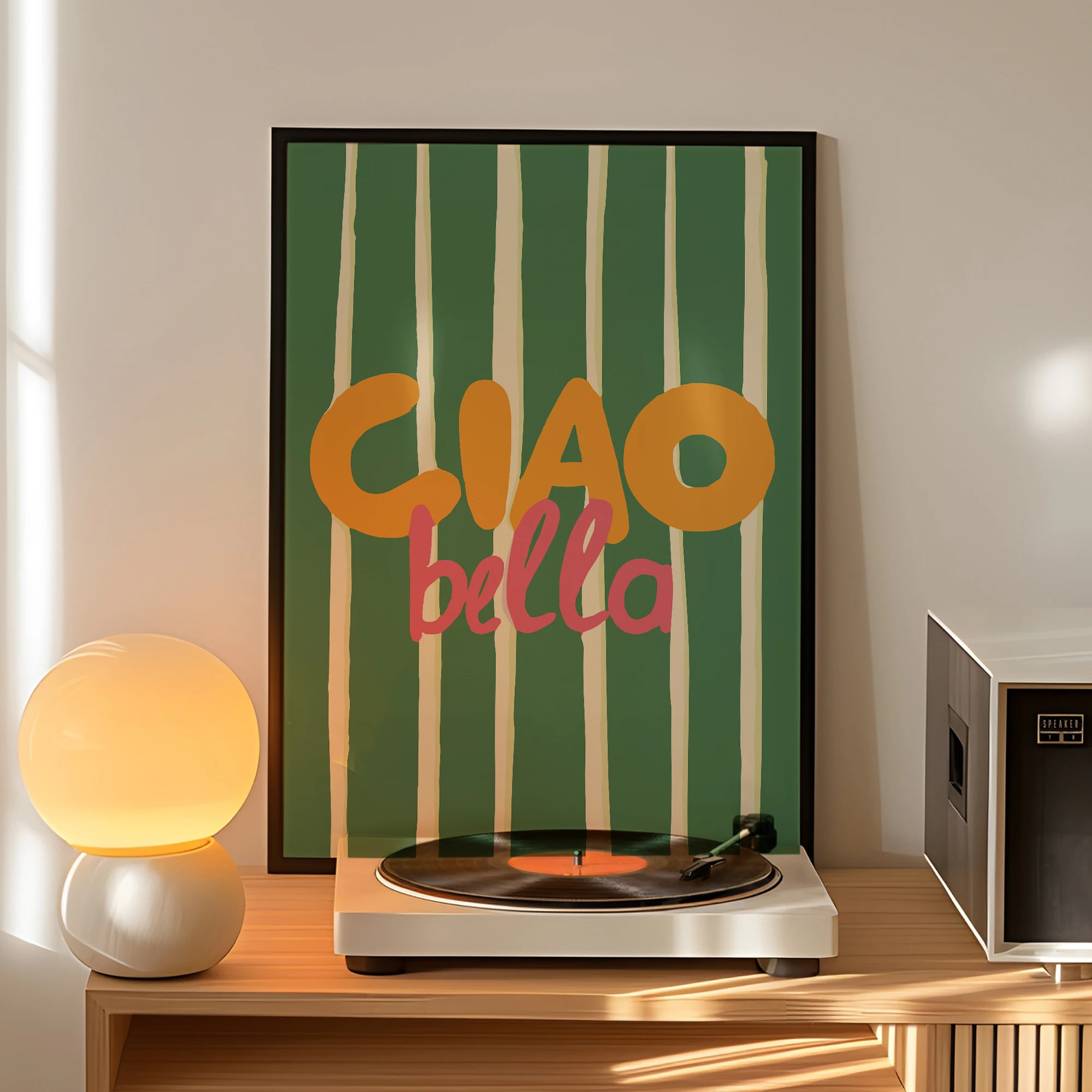1pc Ciao Bella Vintage Italian - Vintage Fashion Wall Art recension och pris
