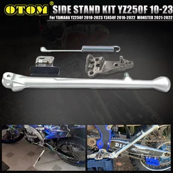 Motorcycle For YAMAHA Kickstand Side Stand Kit Parking Footrest Modified Bracket YZ250F YZ450F MONSTER Pit Dirt Bike Accessories