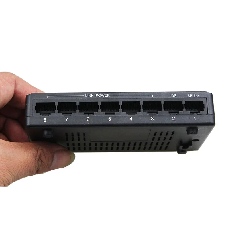 Interruptor Poe no estándar de 8 puertos S de 100mbps, conmutador de red Ethernet para cámara Ip, Voip, teléfono, dispositivos Ap