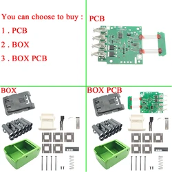 Li-ionバッテリーケース充電保護回路ボードpcbデジタルインジケータ (greenworks用) 24vリチウム電池をアップロード