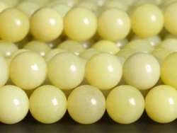 Lemon Yellow Jade Beads Grade AAA Genuine Natural Gemstone Round Loose Beads 4/6/8/10MM for New Year Gift Jewelry Making