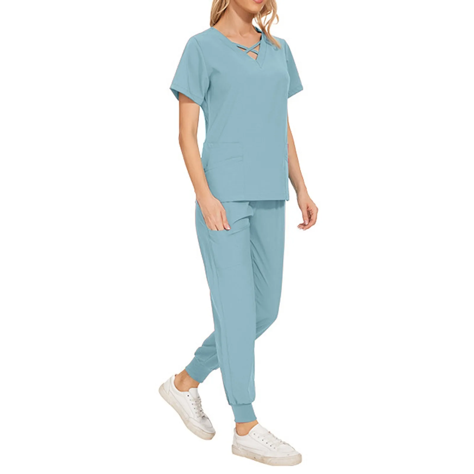 أسعار الجملة معاطف للأطباء والممرضات والممرضات الدعك مجموعات ملابس العمل مجموعة الدعك الجراحية مجموعة الدعك مستشفى العمل الدعك مجموعة