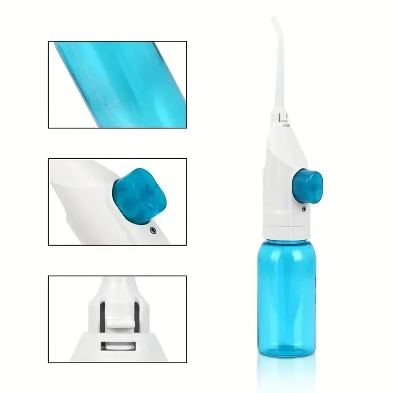 Irrigateur buccal haute pression domestique, Portable, eau propre, fil dentaire manuel, cure-dents à eau haute pression 2024