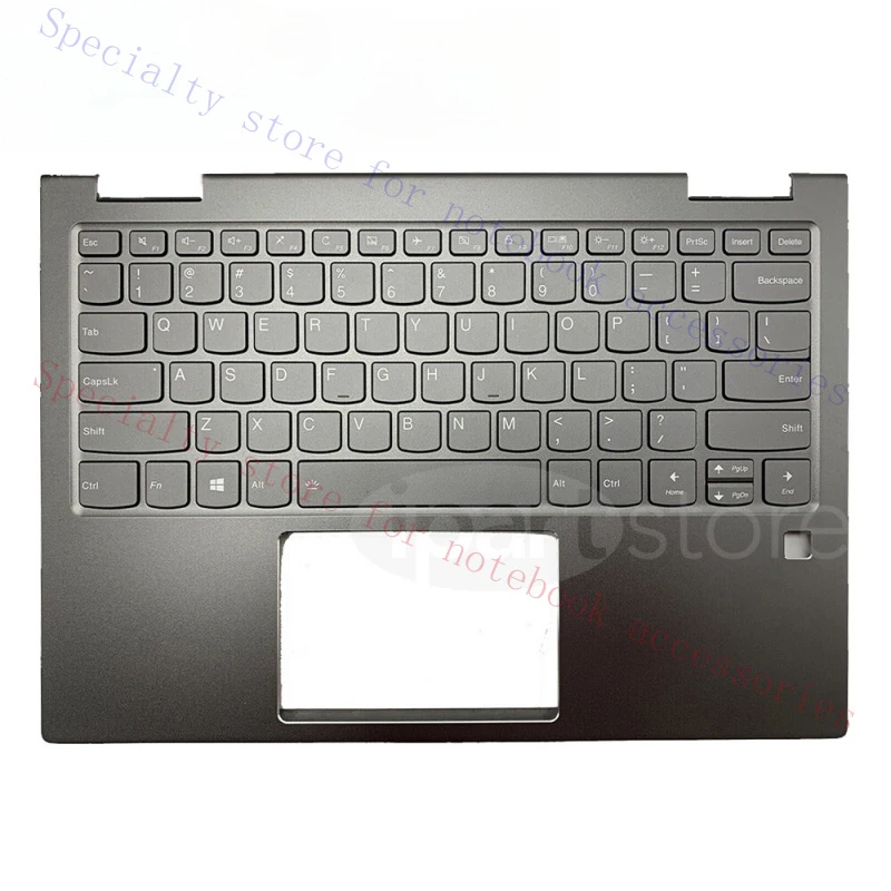 

A+ NEW Palmrest W/ Backlit Keyboard For Lenovo Yoga 730-13IKB 730-13ISK IWL Black