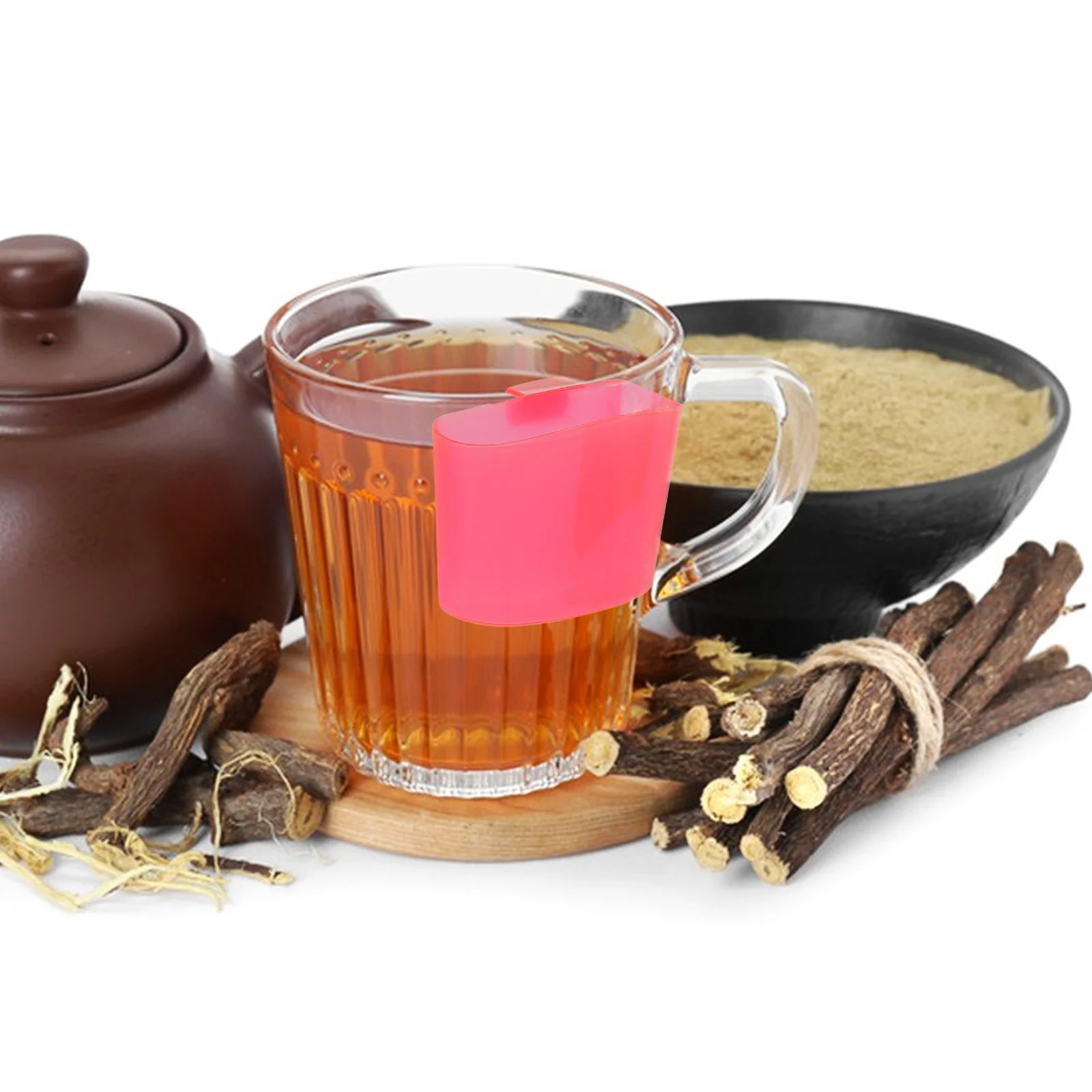 

8pcs Bag For Cup Hook On Biscuit Holder Mug Tea Bag Clip Drinking Cup Cookie Holder Afternoon Tea Gadget Kitchen Bar Accessory