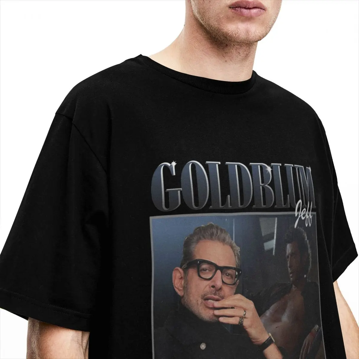 Vintage Jeff Goldblum Bootleg Stuff T-Shirt Men Women Funny Pure Cotton T Shirt O Neck Short Sleeve Plus Size Tops