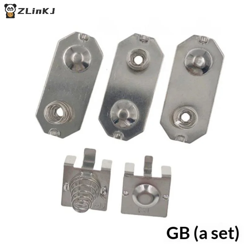 ▶1/5Sets For GB GBA GBC GBP Gameboy Remote Console Housing & Mainboard Advance Color Battery Terminals Spring Contacts