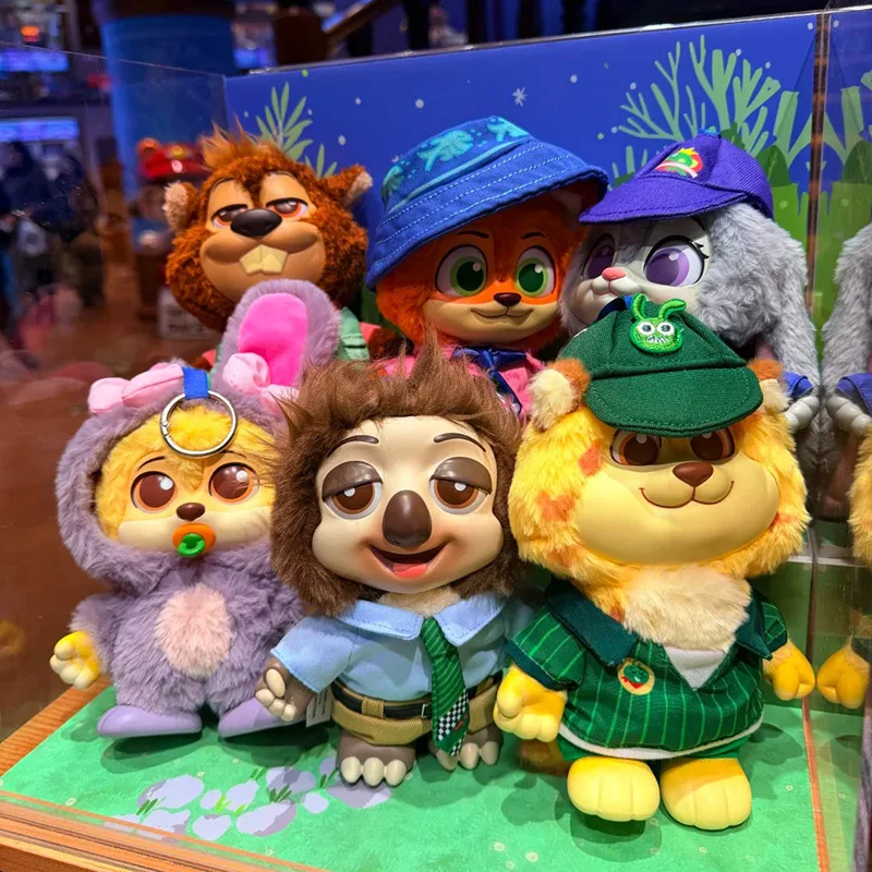 

Zootopia Urban Residents Series слепая коробка милый Джуди Ник виниловый плюшевый кулон коробка-сюрприз кукла брелок загадочная коробка игрушка