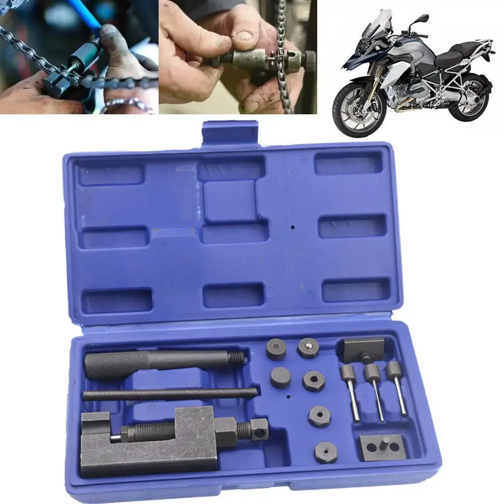 Motorcycle Chain Breaker Riveting Tool 520/525/530/630 Models Universal Chain Breakers Motorcycles Bicycles Chain Accessories