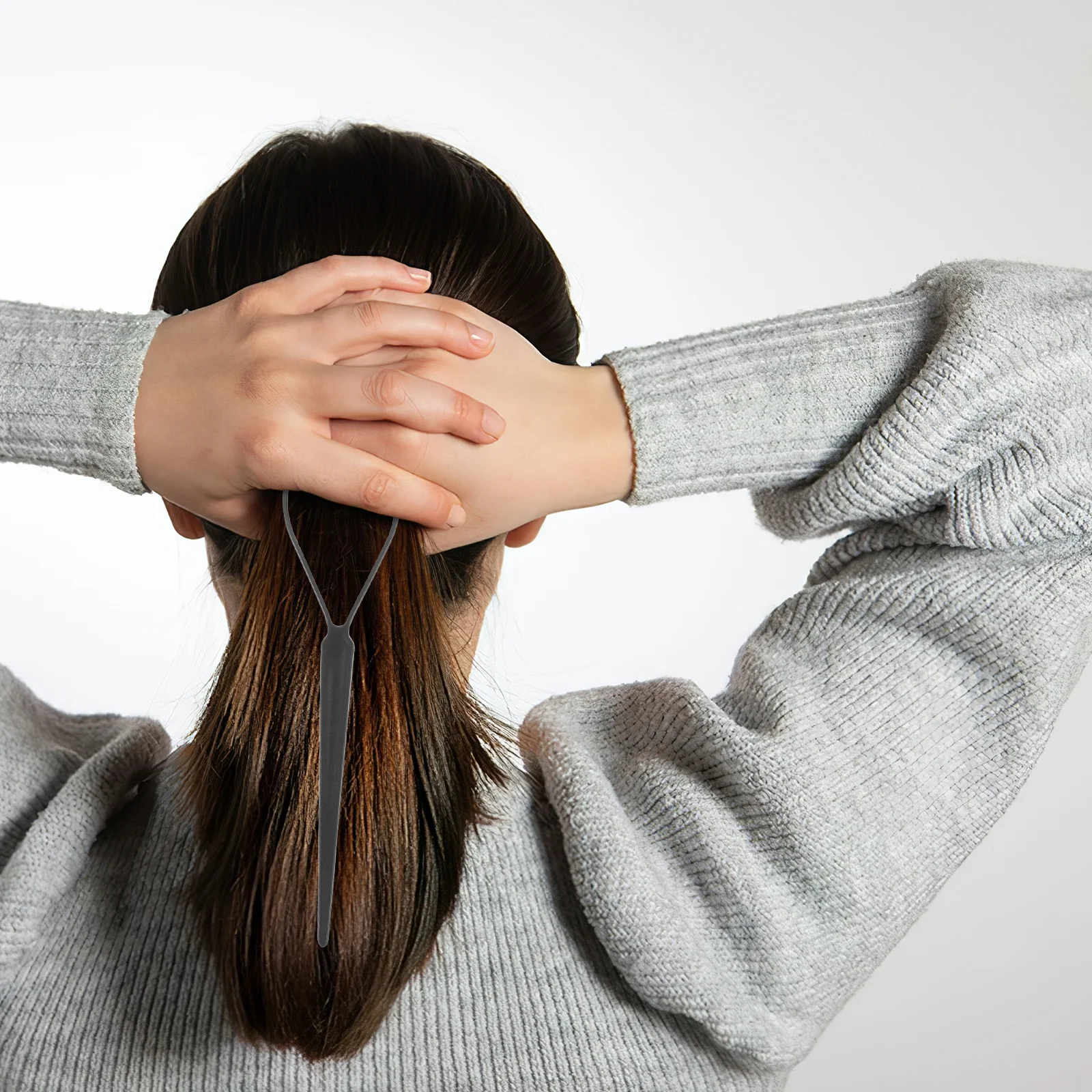 2 Buah Set Alat Lingkaran Rambut Aksesori Penataan untuk Wanita Desain Trendi Penggunaan Serbaguna Alat Penata Rambut Tanpa Merusak Rambut
