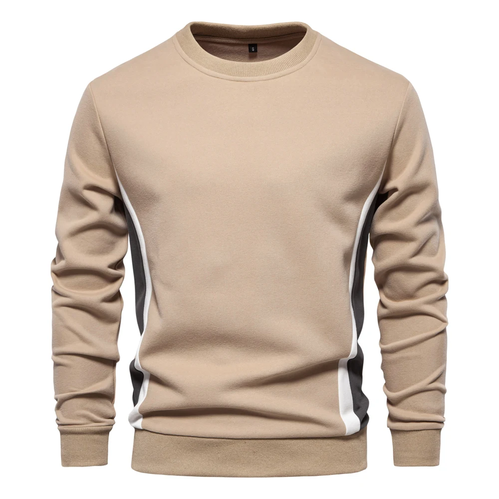 

Autumn Men's Basic Round Neck Hoodie Top Men's Street Wear Casual Daily Long Sleeve Clothes Men's Comfortable Versatile Hoodie