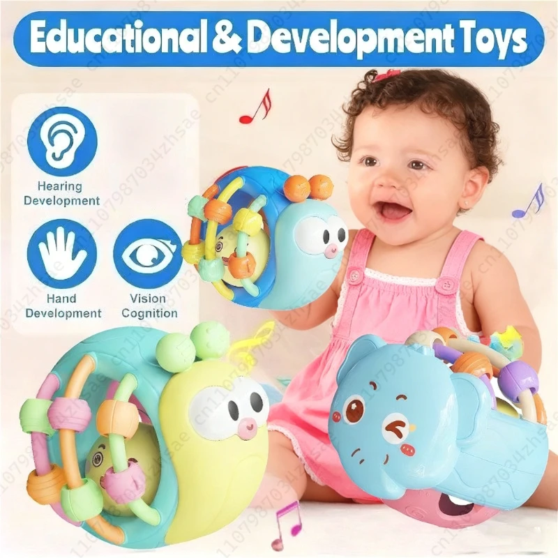 Bebê 0 6 12 meses mão agarrar bola chocalho consolador brinquedo educacional brinquedos sensoriais bolas atividade bebê rastejando brinquedo bonito