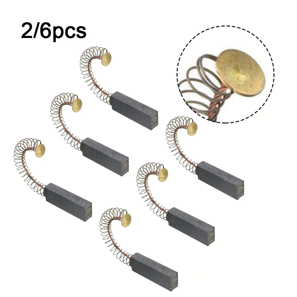 

2/6Pcs Carbon Brushes Bush Repairing Part Electric Motor Replace Parts Power Tools Spare Accessories 30mm X 11mm X 6mm