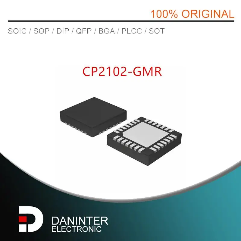 10Pcs/LOT  New  CP2102-GMR CP2102  ES8388 WM8988LGECN WM8988L QFN-28