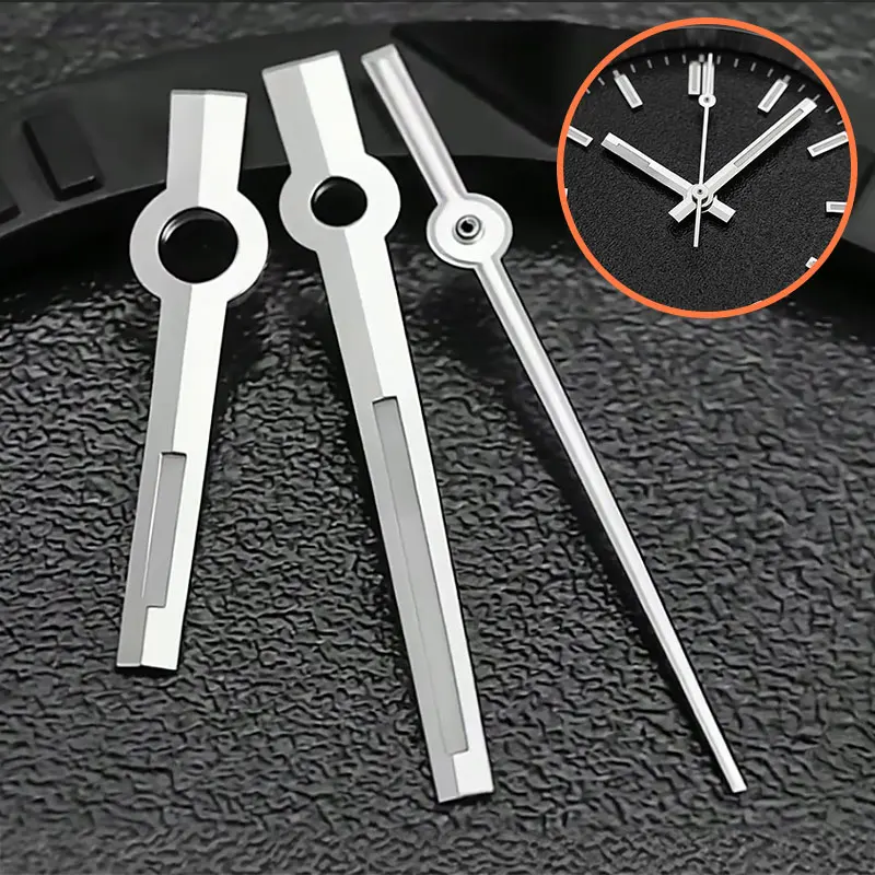 6.7*10.35*11mm Watch Hands Green Luminous Hands Fit 24.5mm Dial For Seiko Lady-Datejust NH05/06 Automatic Movement Mod Parts