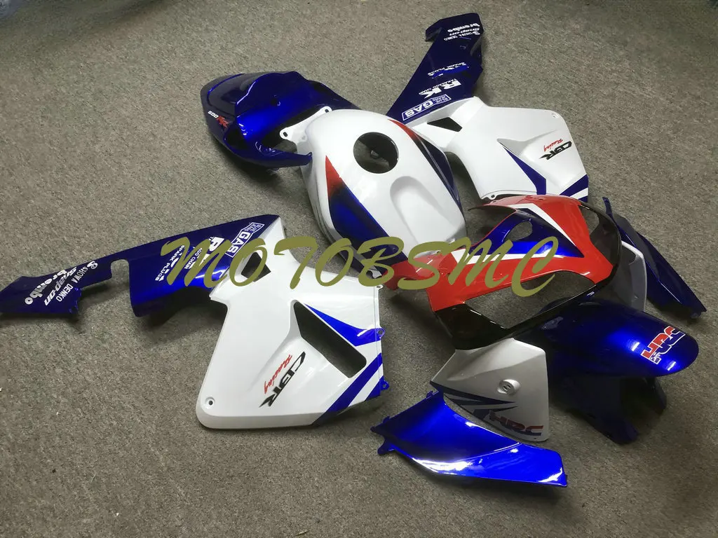 Motorcycle Fairings Kit for HONDA CBR600RR F5 2005 2006 CBR600 RR CBR 600RR 05 06 Injection White Blue Red Bodywork Set