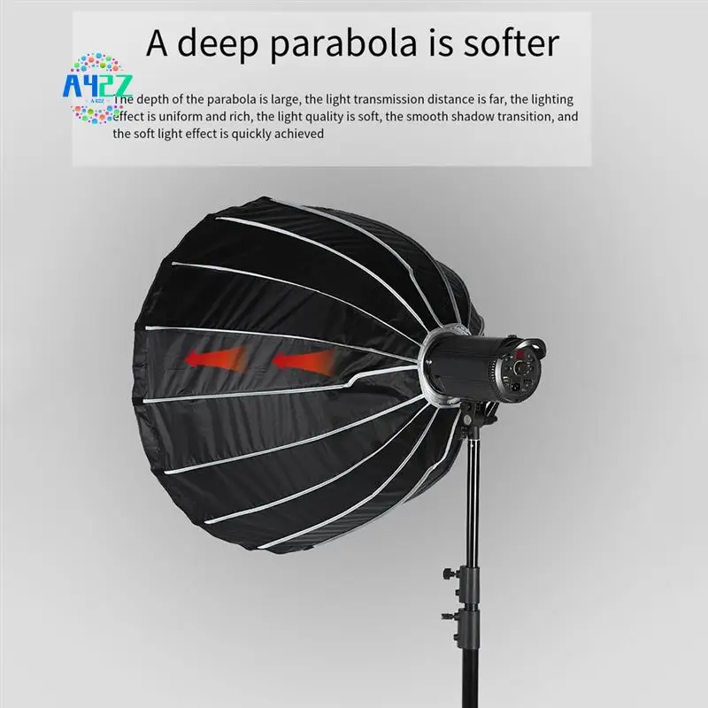 

A42Z-Photography Softbox 90Cm Diameter Quick Release Deep Throw Softbox With Grid Metal Bowens Bayonet Grille Shade