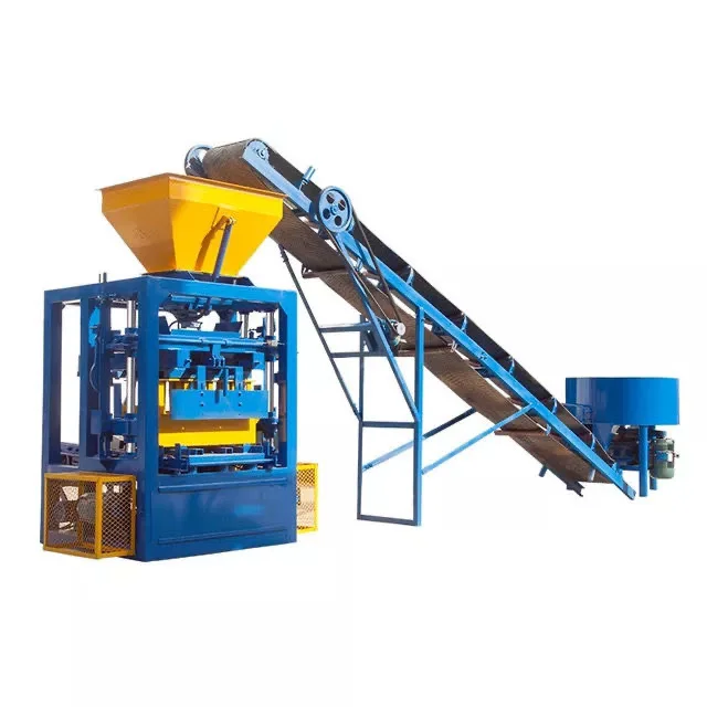 Wholesale High Quality Custom QT4-26 Automatic Hydraulic Hollow Brick Machine with Engine and Transmission
