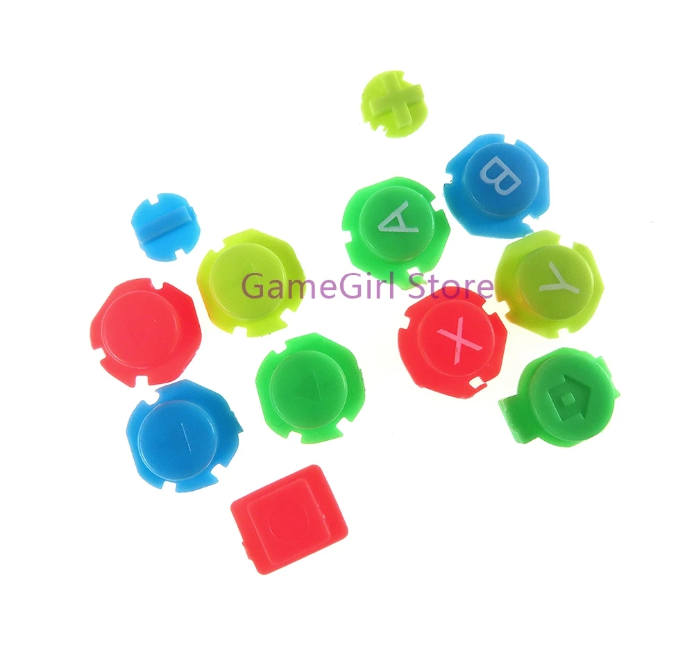 20Sets For NS Switch Joy-Con Controller Left Right Handle Direction ABXY Full Set of Buttons Color Keys