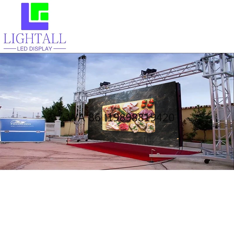 Hot Sale IP65 HD 500*500 P2.9 Outdoor LED Video Wall Panel for Rental Events Digital Signage