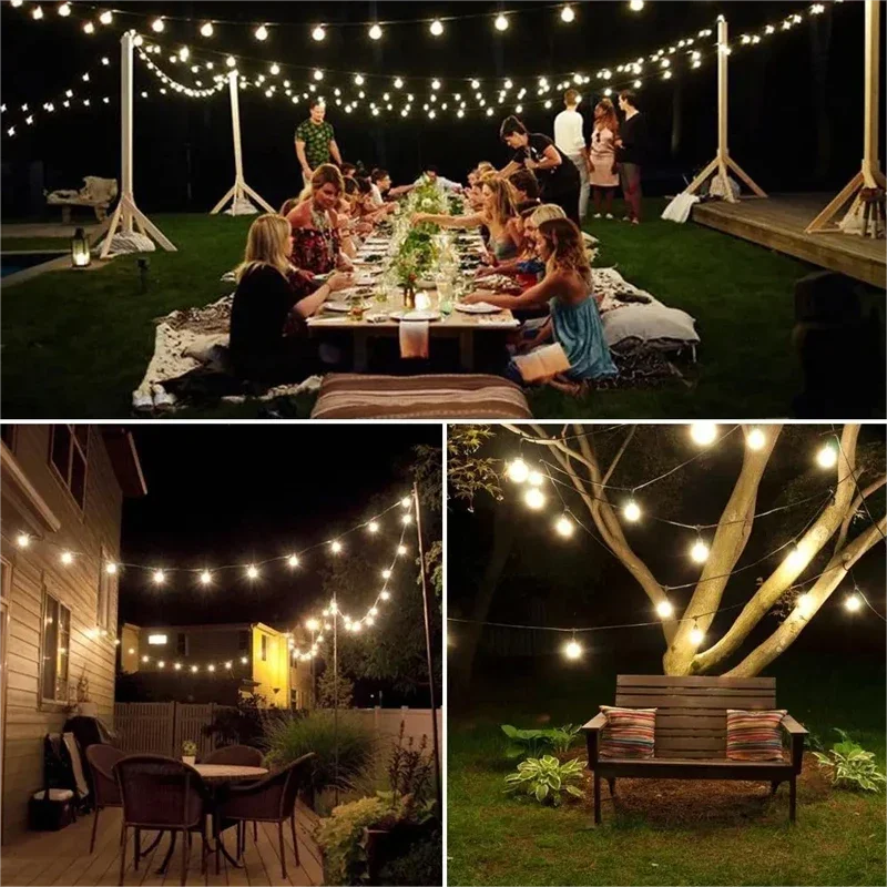 6M USB/Battery Power Ball LED String Lights Garland Lights Waterproof Outdoor Lamp Wedding Garden Fairy Lights Christmas Decor