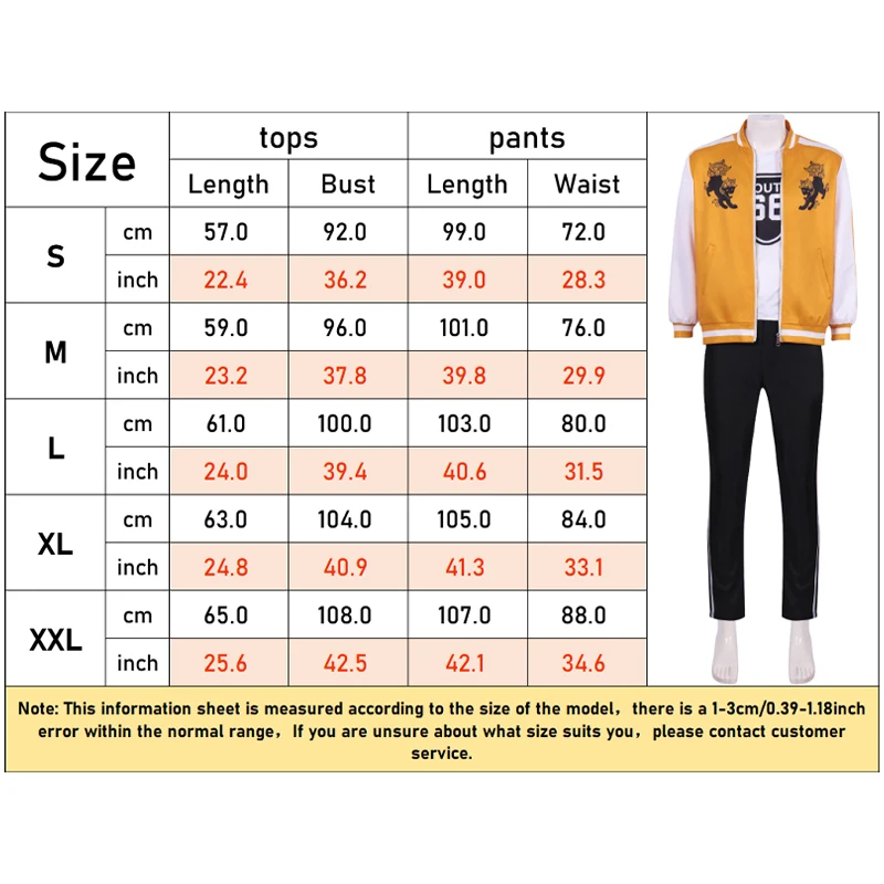 Anime Choji Tomiyama Cosplay cortavientos Cosplay disfraz uniforme bordado chaqueta con estampado Choji Tomiyama Halloween Cos hombres adultos